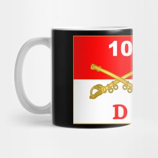 D - Delta Troop - 10th Cavalry Guidon Mug